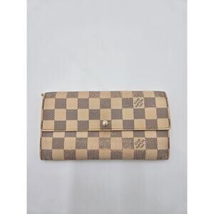LV278 Louis Vuitton Damier Azur Sarah Wallet